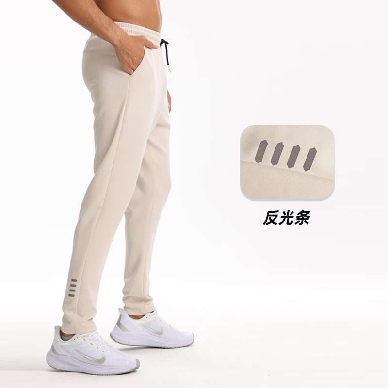 运动休闲修身跑步健身男弹力卫裤