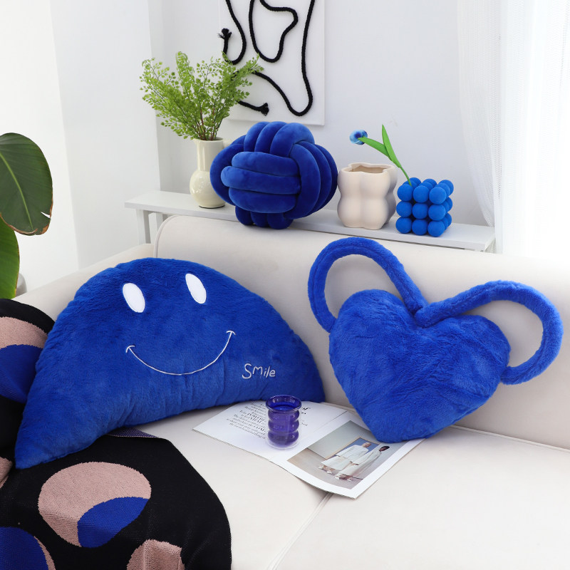网红克莱因蓝装饰靠枕客厅沙发抱枕靠枕ins风卧室靠垫抱枕套,居家布艺,靠垫/抱枕,淘宝优惠券,粉丝福利购,淘宝优惠卷