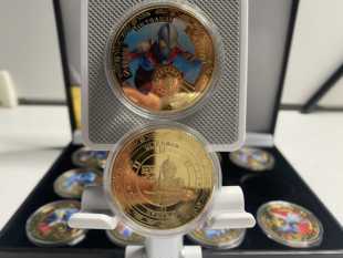 奥特曼纪念章特利迦 盲盒金币55周年赛文赛罗硬币泰罗徽章