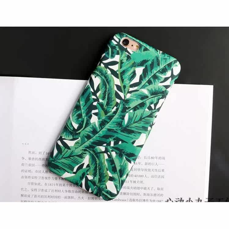 Leaf Case iphone 6plus 6s 7 5 Plant Banana Leaves hard Coverin the 3C Digital Accessories, Cell Phone Accessories , Phone Protection Case/Shell  category - from Buy2taobao.com to provide professional Taobao agent buy service