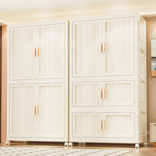 免安装简易衣柜家用宝宝衣服被子收纳柜子儿童卧室可折叠小衣橱