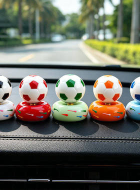 彩色陶瓷足球创意小摆件简约网红桌面装饰品球迷男生学生小众礼品