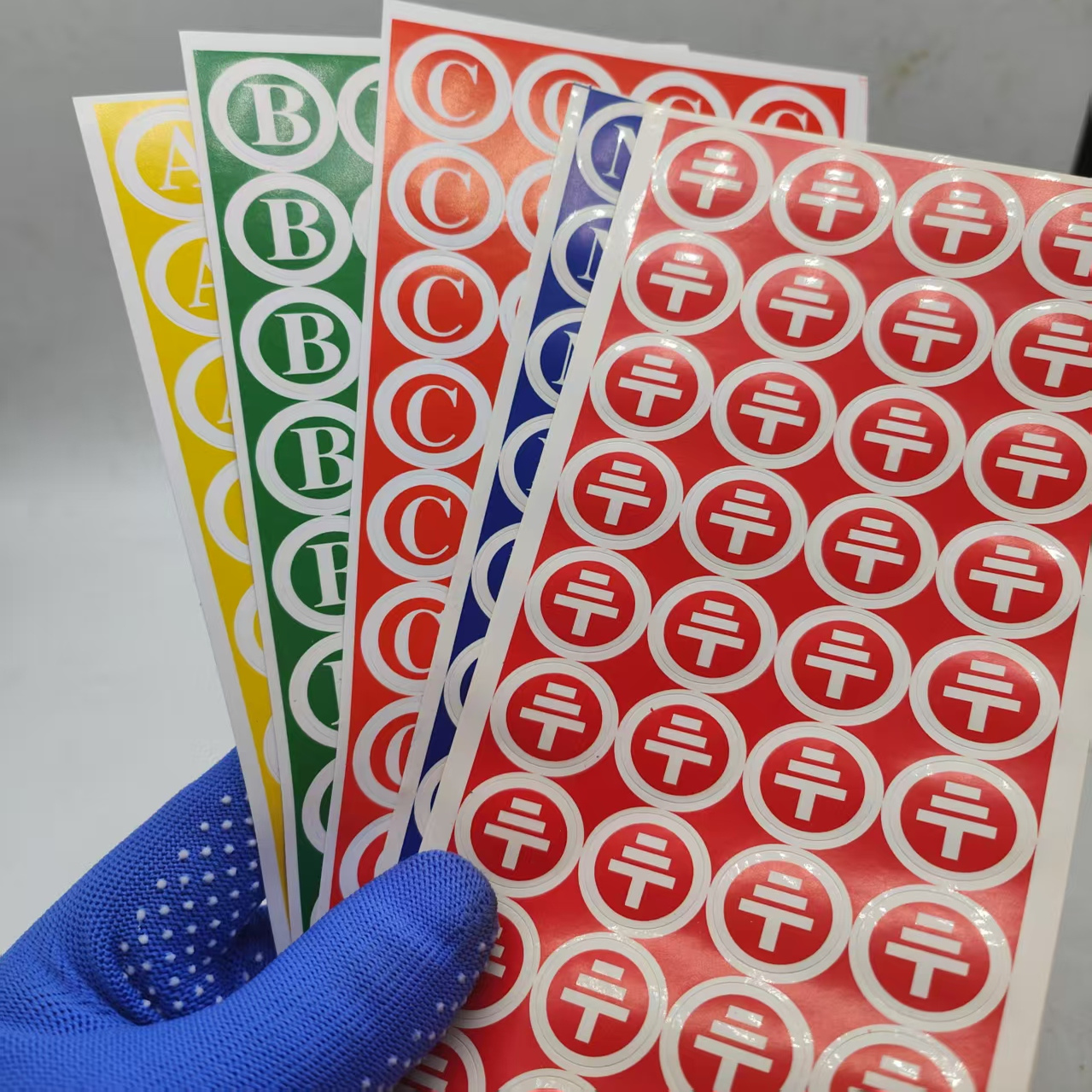 不干胶ABCN相序贴纸标签