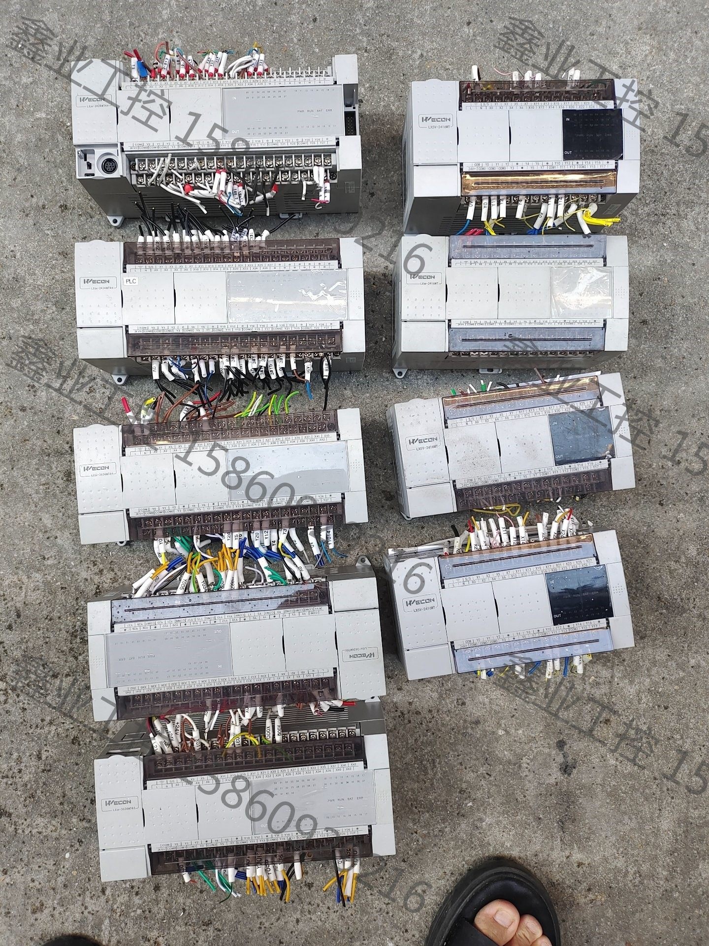 维控plc,型号lx3v-3624mt-a的5台,其中一台缺