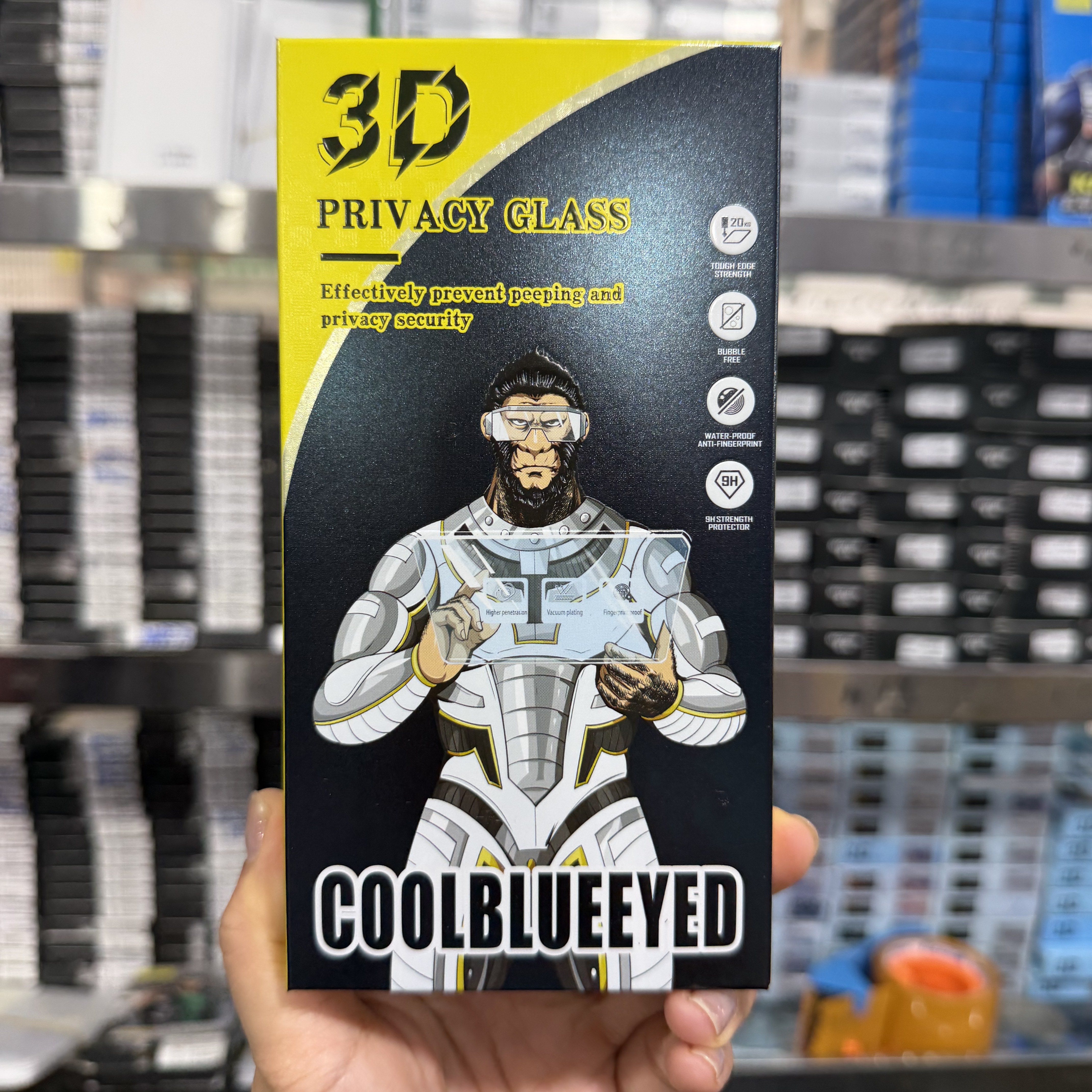 2张 蓝酷猩3D防窥折叠钢化膜适用于苹果18DUO折叠保护隐私防偷窥iPhone18proMax手机膜17pro防刮防偷看16Prom