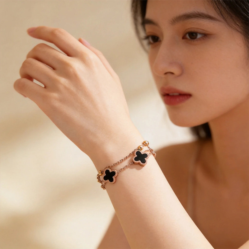 四叶草手链小众精致女