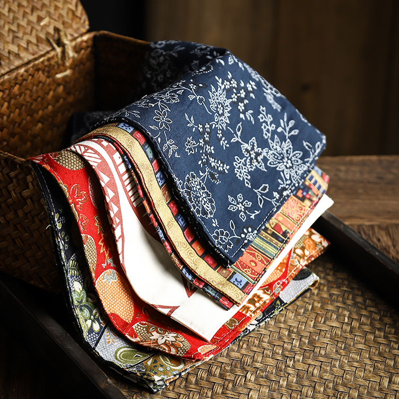 简约餐垫日式棉麻隔热盘子餐布西餐桌垫碗盘垫桌布摆拍长方形布艺