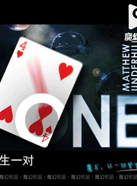 魔幻优品 One by Matthew Underhill 天生一对 魔术道具扑克牌