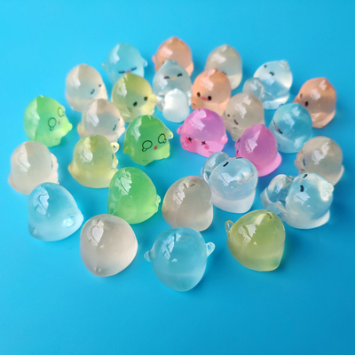 夜光小鸭树脂小摆件学生礼物