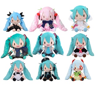 正版现货 SEGA世嘉 初音未来蝴蝶结fufu 制服 婚纱公式服毛绒玩偶