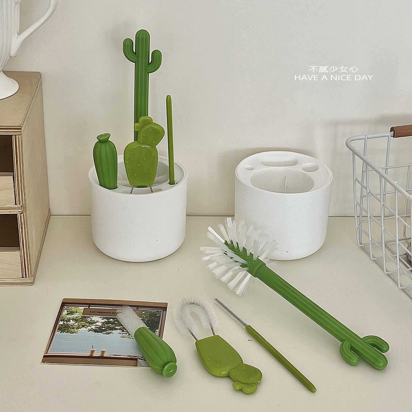 是杯刷！仙人掌杯清洗神器长柄刷带收纳盒清洁刷奶瓶刷无死角刷子,家庭/个人清洁工具,杯刷/瓶刷,淘宝优惠券,粉丝福利购,淘宝优惠卷