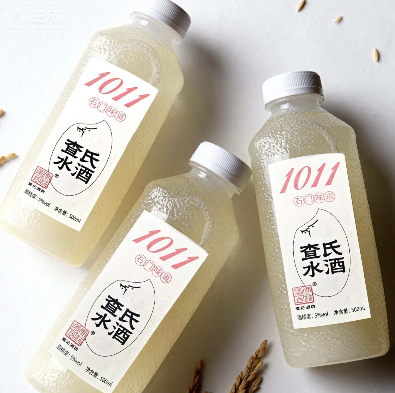 查记酒坊 查氏水酒1011 便捷包装5度微醺 适宜保存 500ml