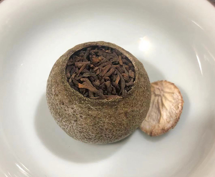 新会小青柑 核心产区柑皮 宫廷茶底 起白霜 500克 包邮