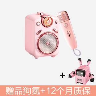 Divoom/点音小魔女复古蓝牙音箱话筒闺蜜女儿朋友生日礼物刻字