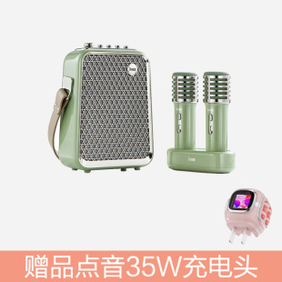 Divoom点音东方青鸾音箱家用K歌麦克风话筒一体大音量蓝牙音响KTV