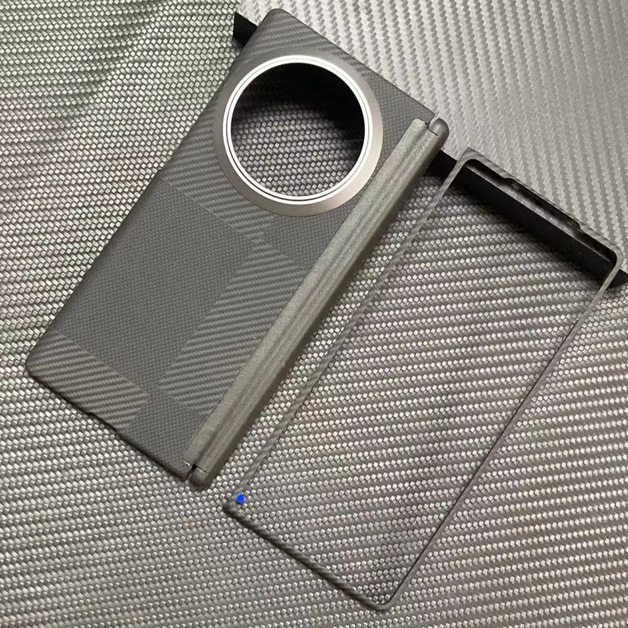 正品凯夫拉适用vivo xfold3pro中轴保护壳芳纶纤维材质磁吸款