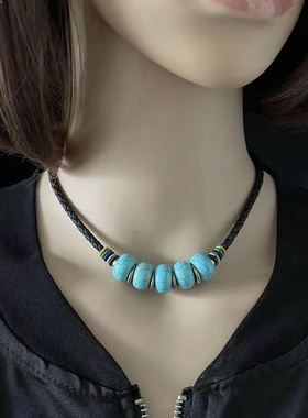 甲状腺项链新款锁骨遮疤饰品设计疤痕复古民族