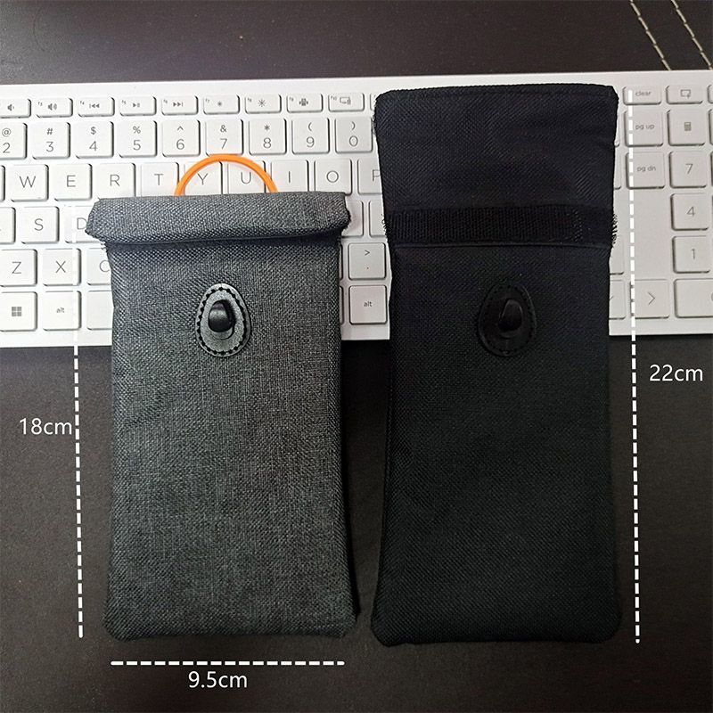 手机信号遮蔽器防黄金属金子探测扫描首饰盒物理屏蔽袋信号遮蔽包