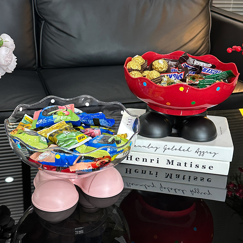 多巴胺糖果盘大容量零食摆放盘