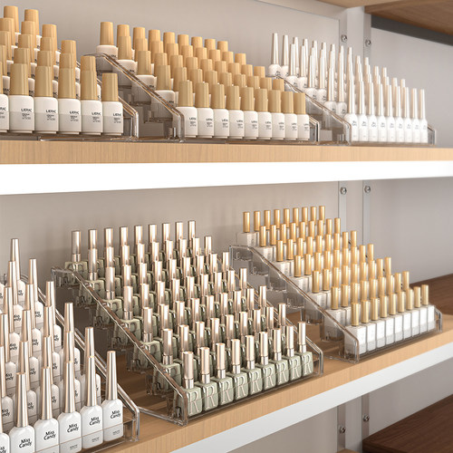 美甲店甲油胶展示架多层亚克力