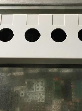 22MM孔径按钮开关盒BX4-22四位孔控制盒防水按钮盒尺寸72mmX195mm
