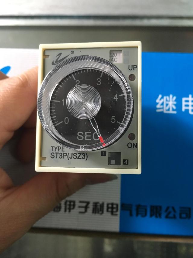 上海伊子利电气ST3P(JSZ3)A-A时间继电器AC220V0.5S5S30S3M