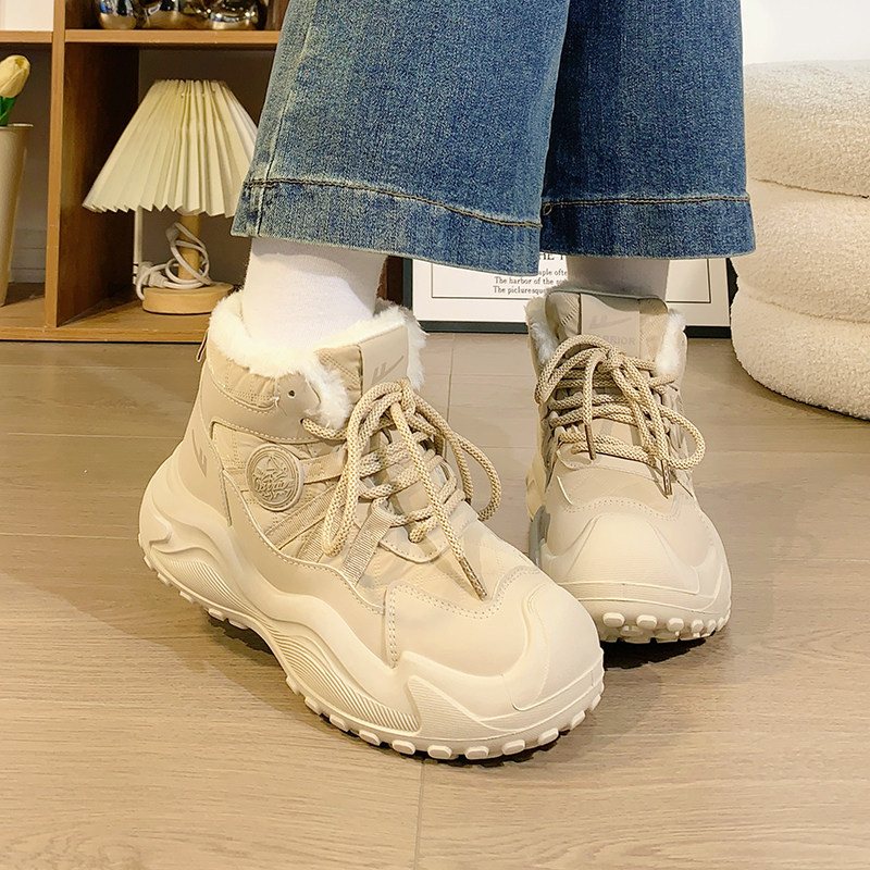 回力复古高帮棉鞋女冬季加绒加厚保暖女鞋百搭爆款休闲运动鞋子潮,女鞋,时尚休闲鞋,淘宝优惠券,粉丝福利购,淘宝优惠卷