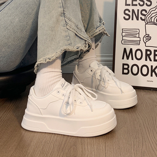 回力女鞋2025新款厚底增高小白鞋女款百搭配裙子透气爆款休闲板鞋