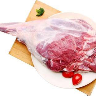 西北甘肃祁连山新鲜清泉滩羊羊羔肉羊腿航空邮寄现杀现发新鲜滩羊
