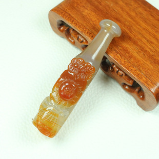 玉石旱烟嘴老烟杆嘴玛瑙烟袋配件生肖烟嘴烟哨子烟斗配件烟袋嘴