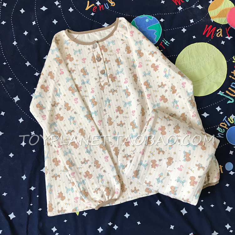 『狗狗派对』空气棉女士秋冬睡衣