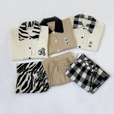 四季全棉可外穿家居服一男一女