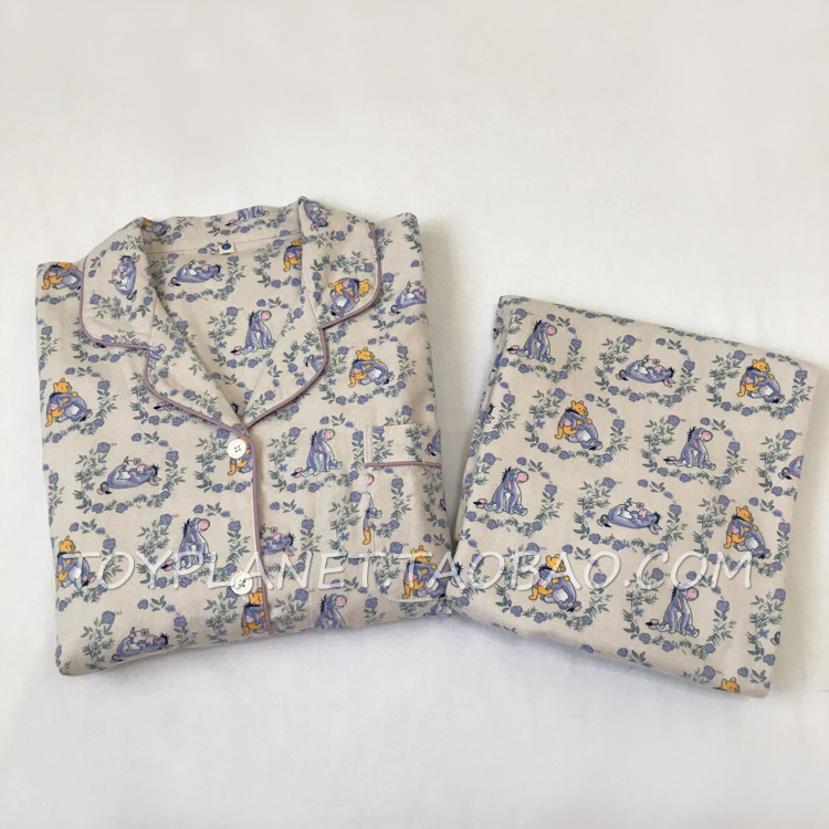 【丛林伙伴】纯棉绒布长袖睡衣