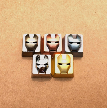 工业革命大师 机械键盘专用 钢铁侠金属键帽 R4高度