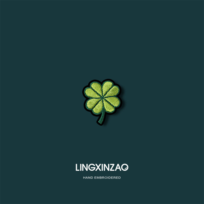 精致布艺刺绣幸运四叶草胸针衣服别针配饰胸花背包帽子装饰品徽章,饰品/流行首饰/时尚饰品新,胸针,淘宝优惠券,粉丝福利购,淘宝优惠卷