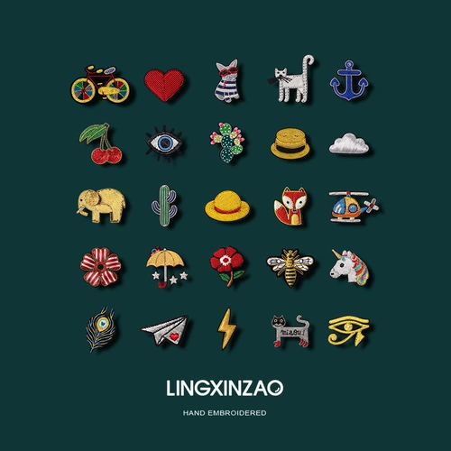 灵心造 Высококлассная брошь ручной работы на лацкан, изысканный велосипед, булавка, аксессуар, значок, Индия, с вышивкой