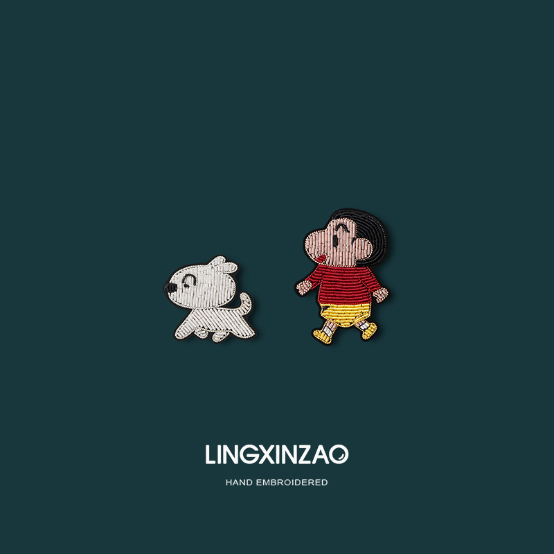 日系动漫卡通可爱蜡笔小新胸针