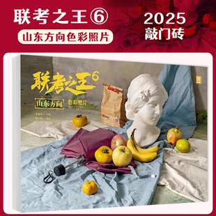 联考之王6山东方向色彩照片 2025敲门砖廖天庆水果蔬菜花卉杂物色彩静物风景头像照片写生素材美术高考联考教材教程书籍