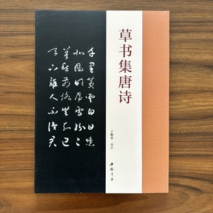 草书集唐诗于魁荣编智永草书毛笔字帖收录50首唐诗 集字古诗附原文对照草书结字特点毛笔字帖 草书集字古诗成人学生临摹字帖