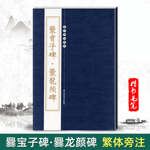 正版爨宝子碑爨龙颜碑历代碑帖精粹繁体旁注毛笔楷书碑帖字帖临摹东晋名家经典书法集法帖描摹成人毛笔