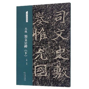 北魏 郑文公碑下册 名碑名帖经典 篆书毛笔书法字帖临摹入门基础训练教程 天津人民美术社 篆书毛笔字帖培训班教材