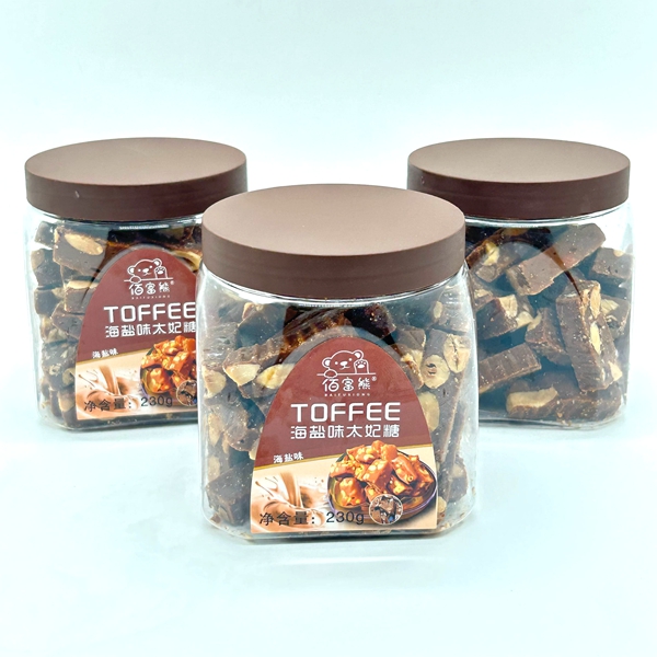 佰富熊海盐味太妃糖罐装230g