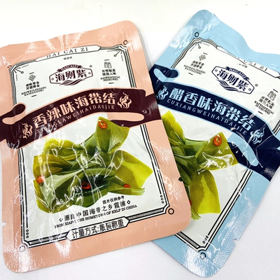 海财紫 醋香味香辣味海带结小包散称500克休闲零食开袋即食