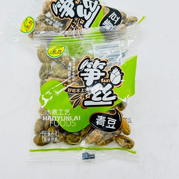 登科青豆500克休闲食品包邮笋丝图片
