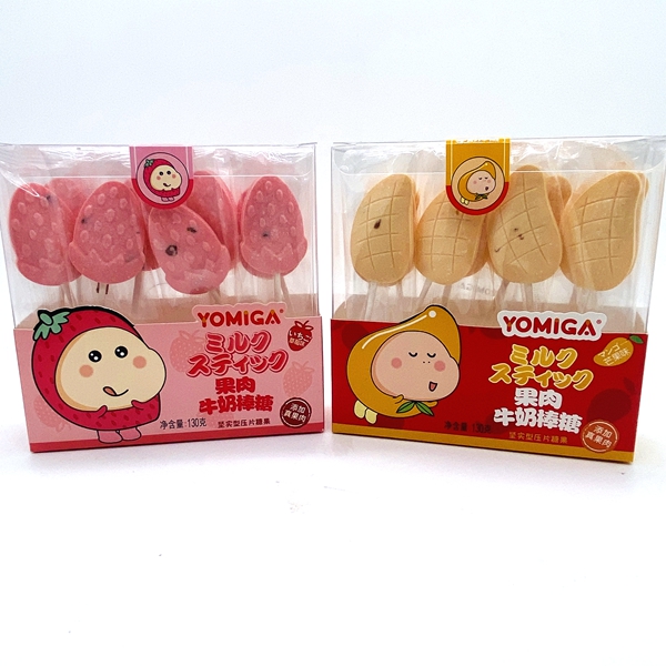 YOMIGA芒果果肉棒棒糖草莓味