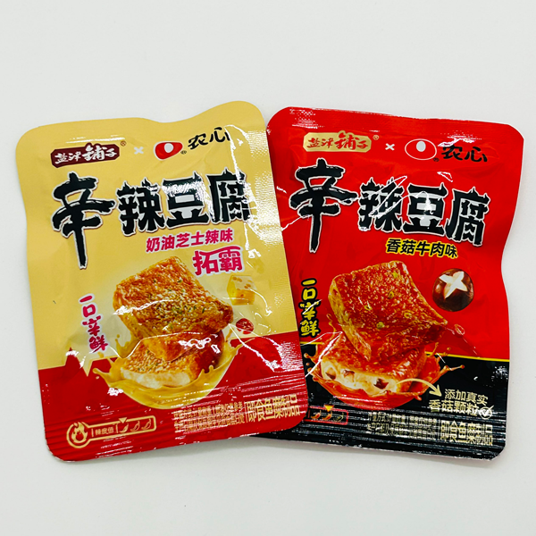 盐津铺子辛辣豆腐500g农心联名零食小吃休闲食品解馋豆干小包装