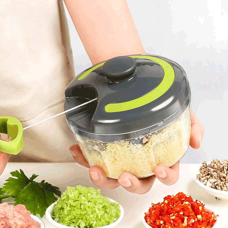搅碎机搅蒜机绞肉器拉蒜泥神器绞肉机家用手动小型打辣椒机搅拌机