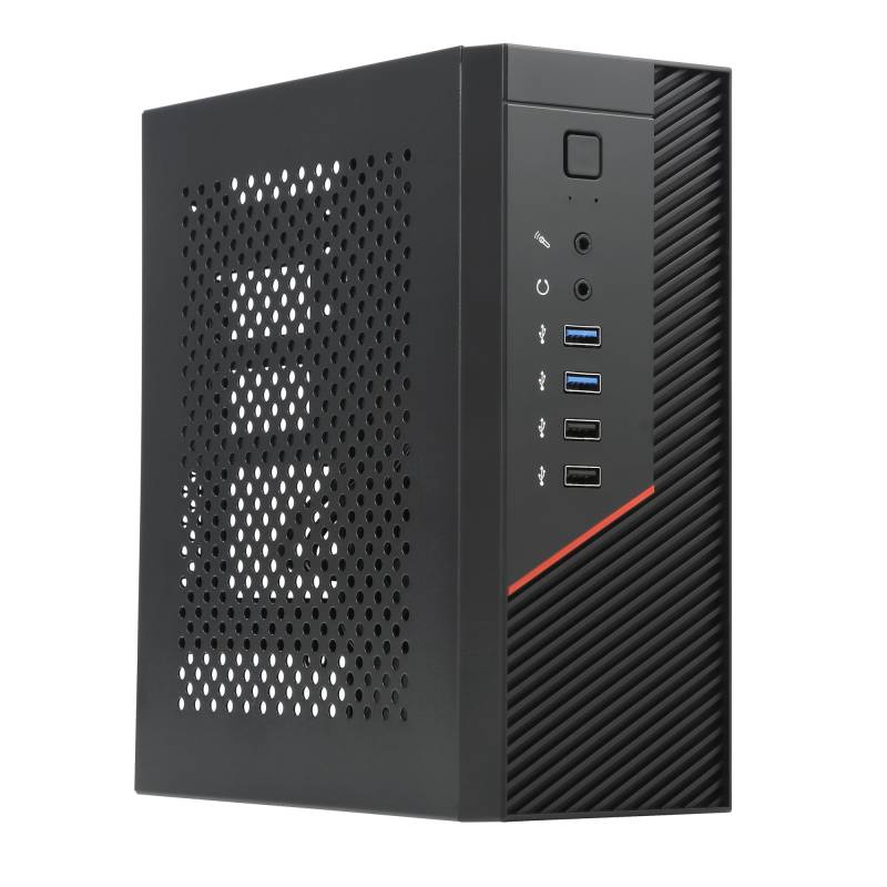 SKTC全新A09P迷你ITX17*17主板小1U电源4.2LHTPC黑色便携电脑机箱 电脑硬件/显示器/电脑周边 机箱 原图主图