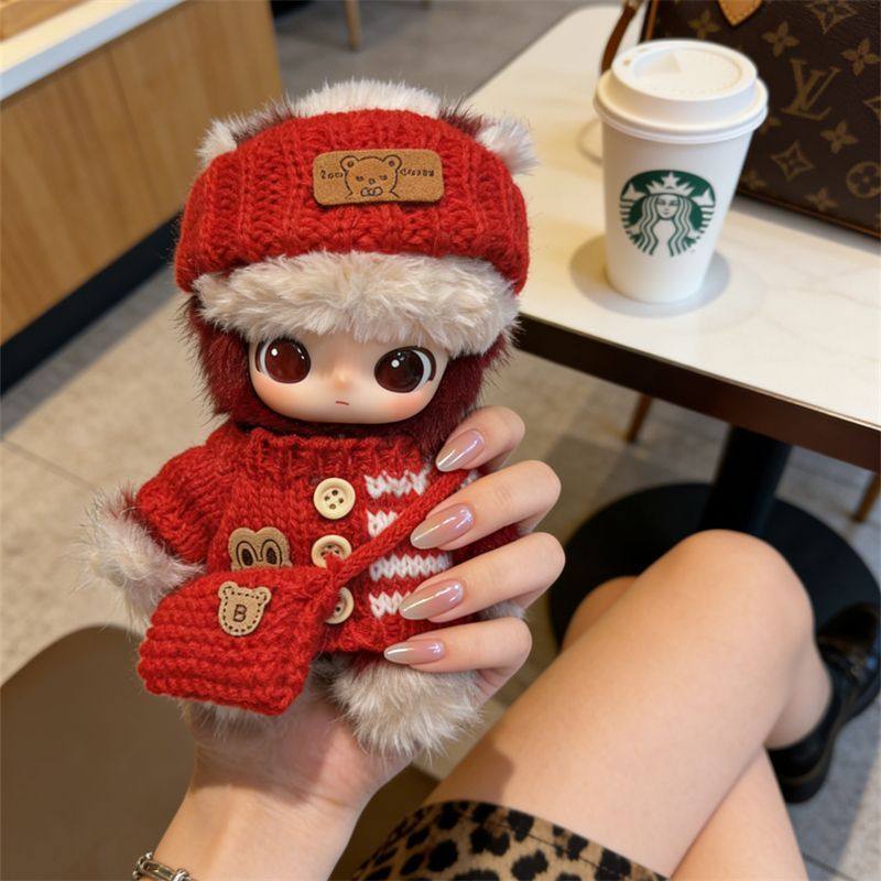 马力全开盲盒娃衣千里马通关马开心马衣服替换装毛绒公仔红色毛衣,模玩/动漫/周边/娃圈三坑/桌游,潮玩娃衣,淘宝优惠券,粉丝福利购,淘宝优惠卷