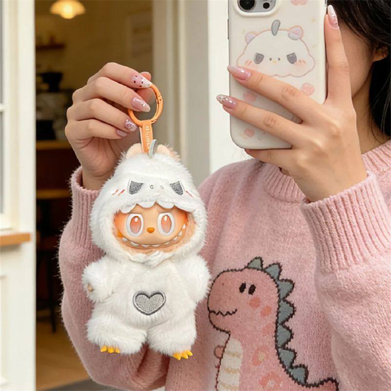 一二三代拉布布恐龙套装娃衣前方高能站姿玩偶搪胶可爱白色毛绒龙,模玩/动漫/周边/娃圈三坑/桌游,潮玩娃衣,淘宝优惠券,粉丝福利购,淘宝优惠卷